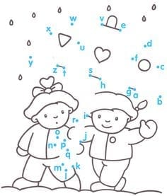 Image result for dot to dot alphabet; children